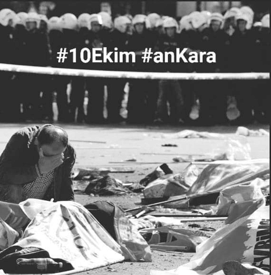 10 ekim Ankara Katliamı anma mesajları | 10 Ekim Ankara Katliamı uzun, kısa mesajlar, görseller