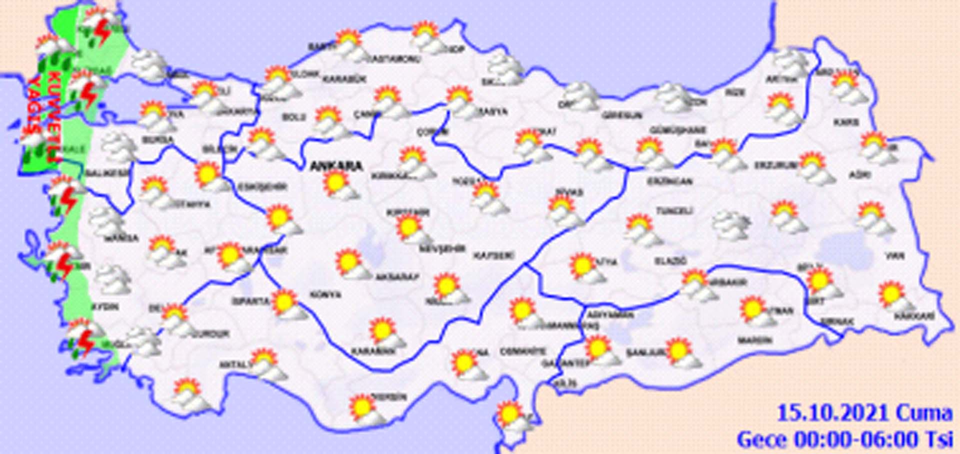 Sağanak yağış sürecek mi? Meteoroloji verileri açıklandı! Hava bugün nasıl olacak 14 Ekim 2021 Perşembe?