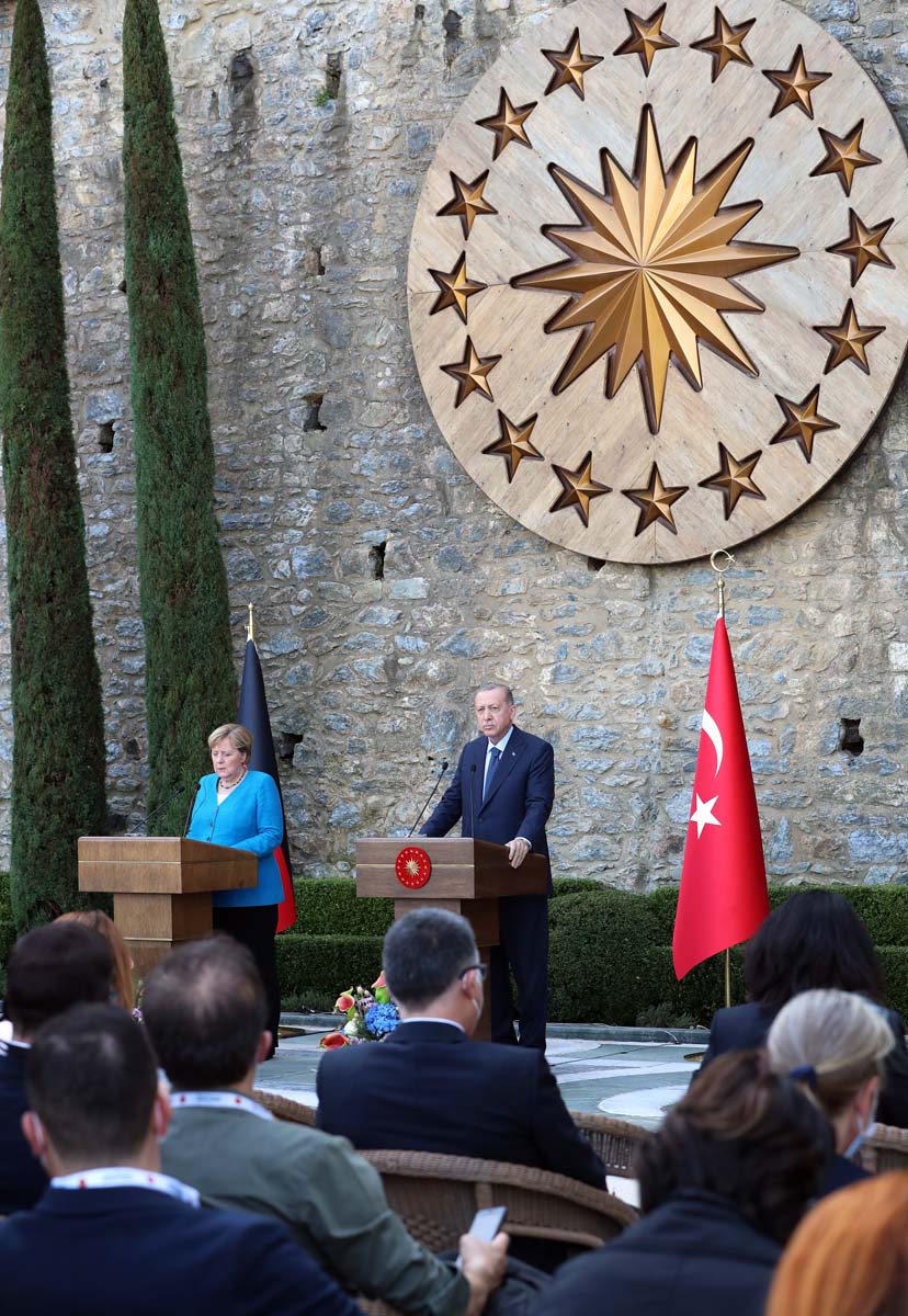 Cumhurbaşkanı Erdoğan, Almanya Başbakanı Merkel basın toplantısında önemli açıklamalar