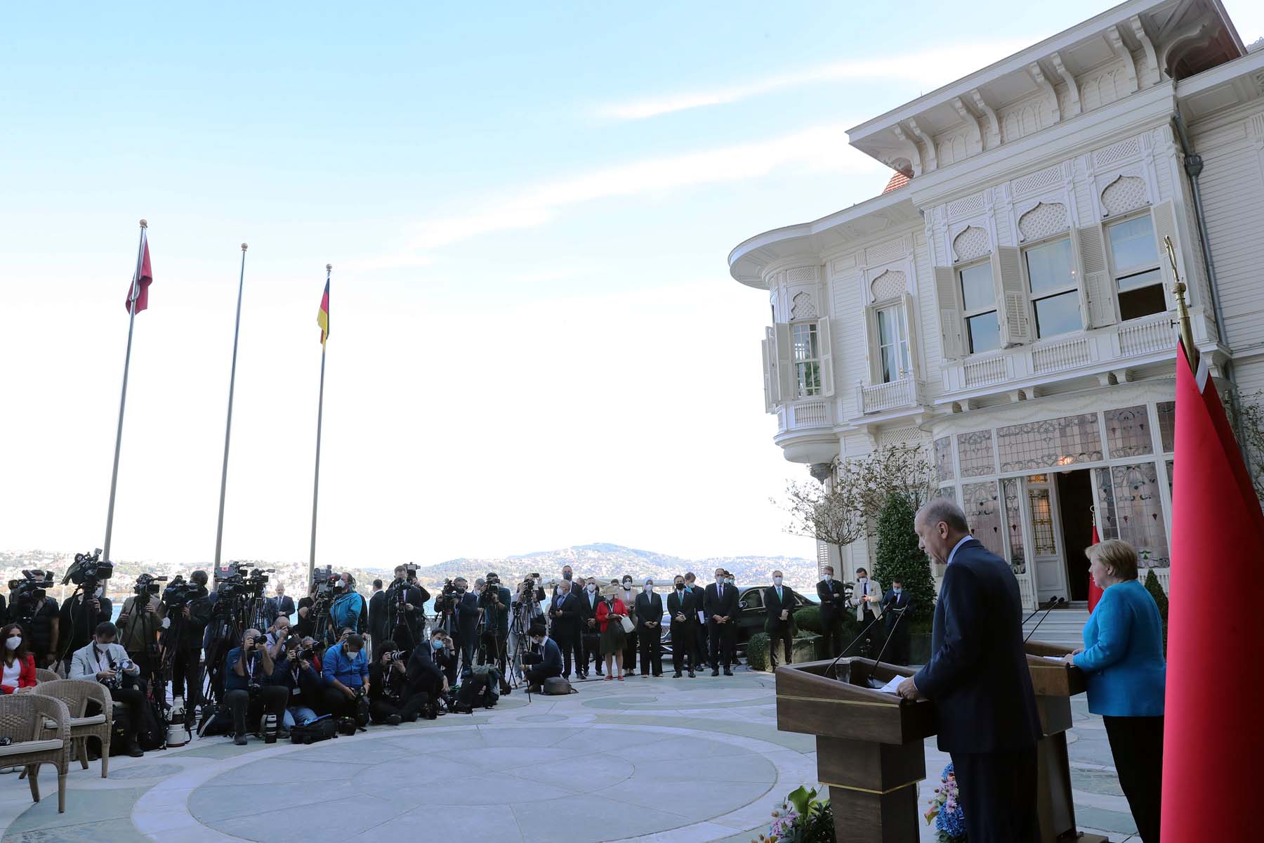 Cumhurbaşkanı Erdoğan, Almanya Başbakanı Merkel basın toplantısında önemli açıklamalar