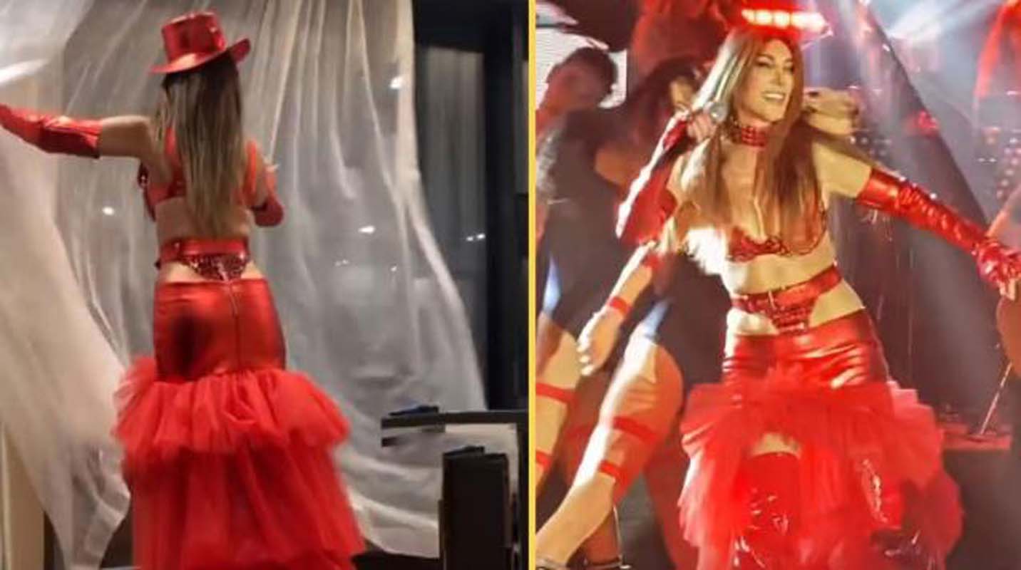 Hande Yener'in konser kostümü olay yarattı! Tanga mı, elbise mi?