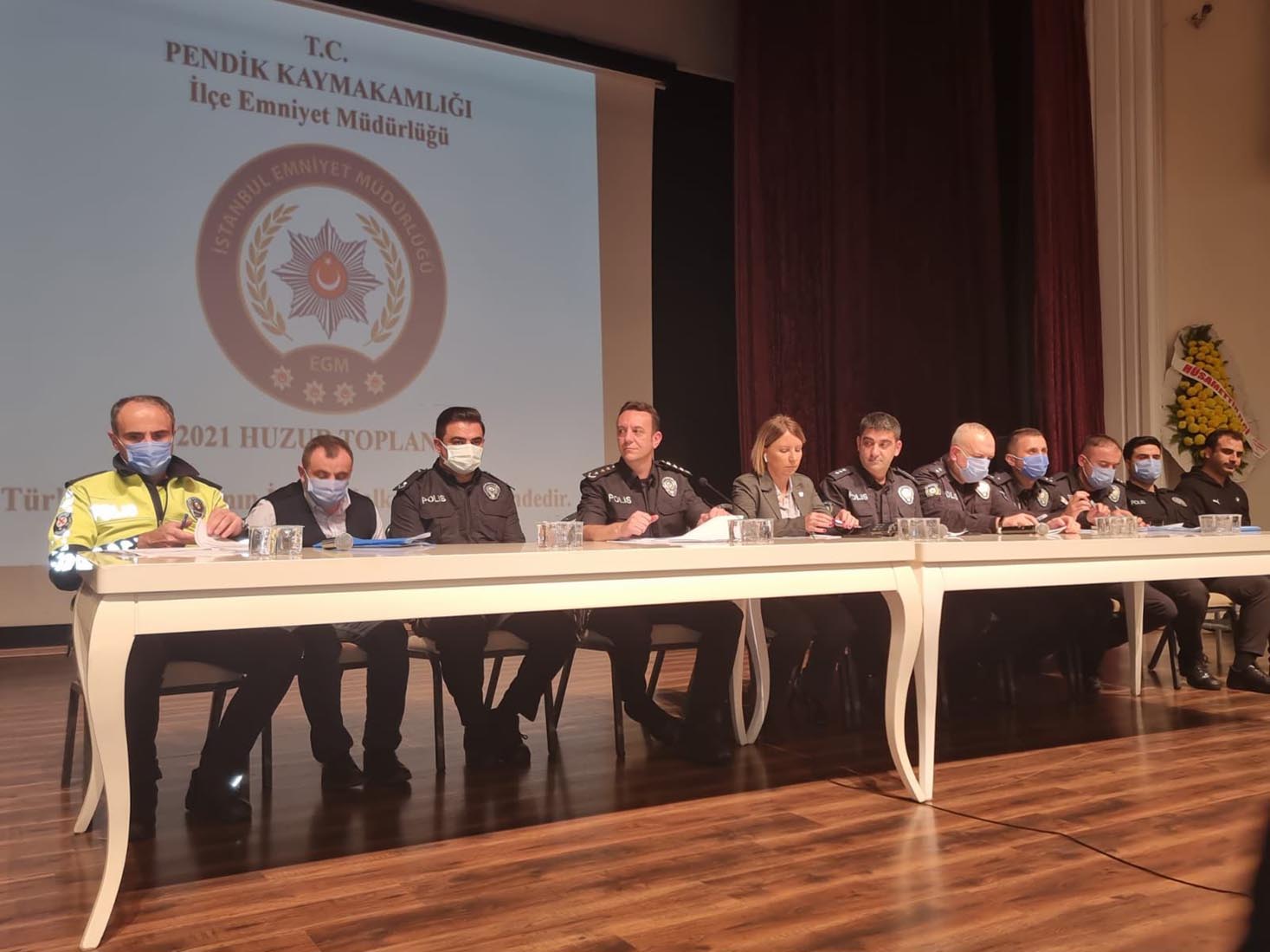 Pendik Emniyet Müdürlüğü 'huzur toplantısı' gerçekleştirdi