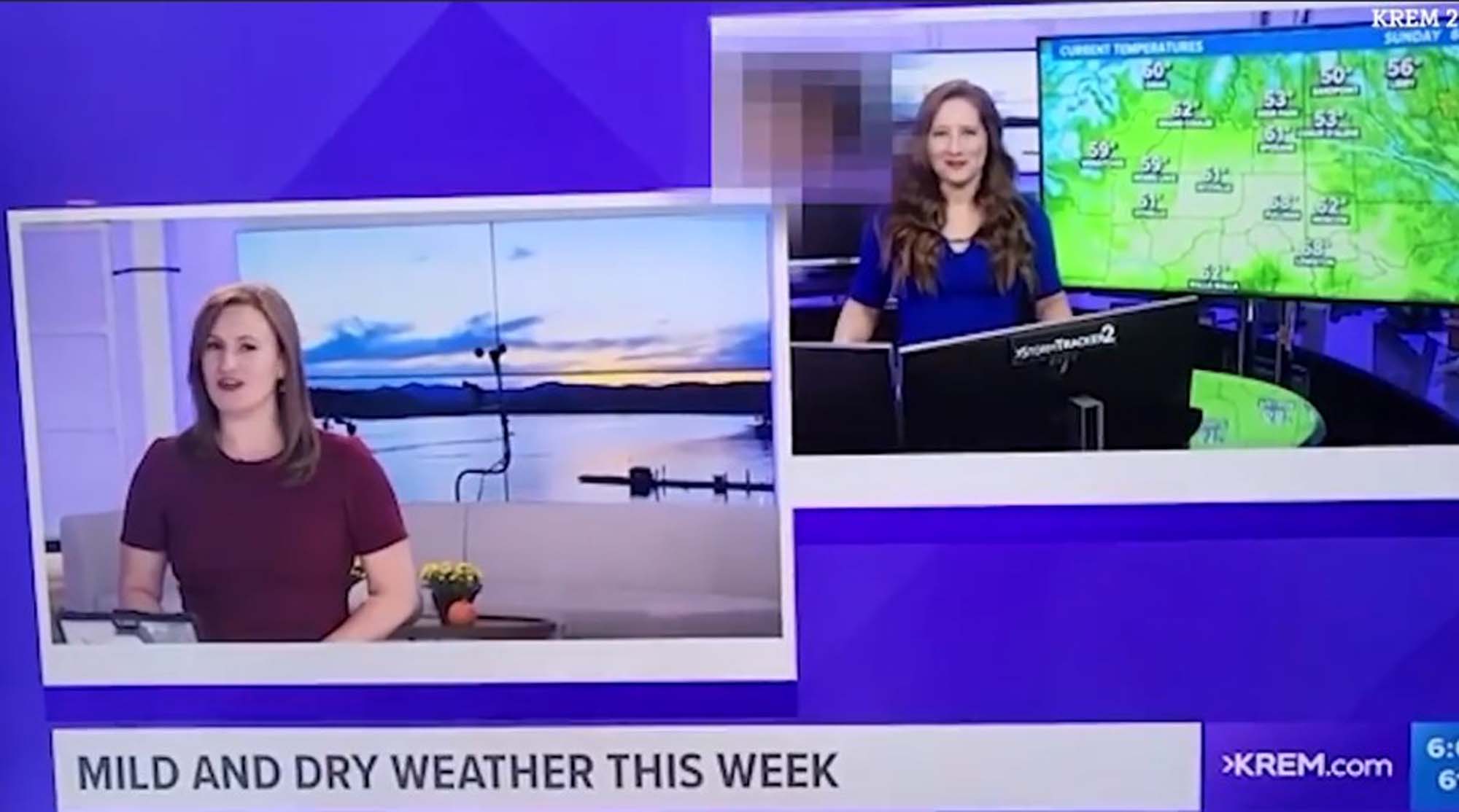 Canlı yayında porno görüntüleri izleyiciyi şoke etti! Hava durumu bülteninde şaşkına çeviren hata!