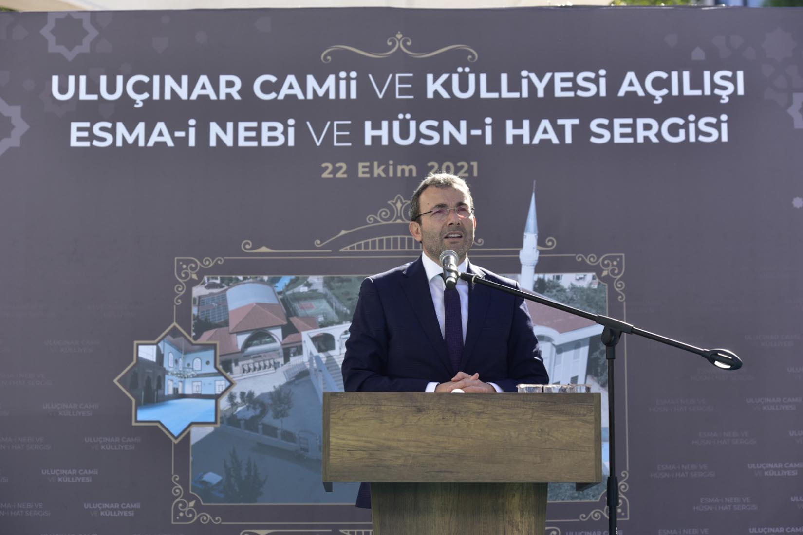 Pendik Belediyesi ve hayırseverlerin desteğiyle yapılan Uluçınar Cami’si ibadete açıldı