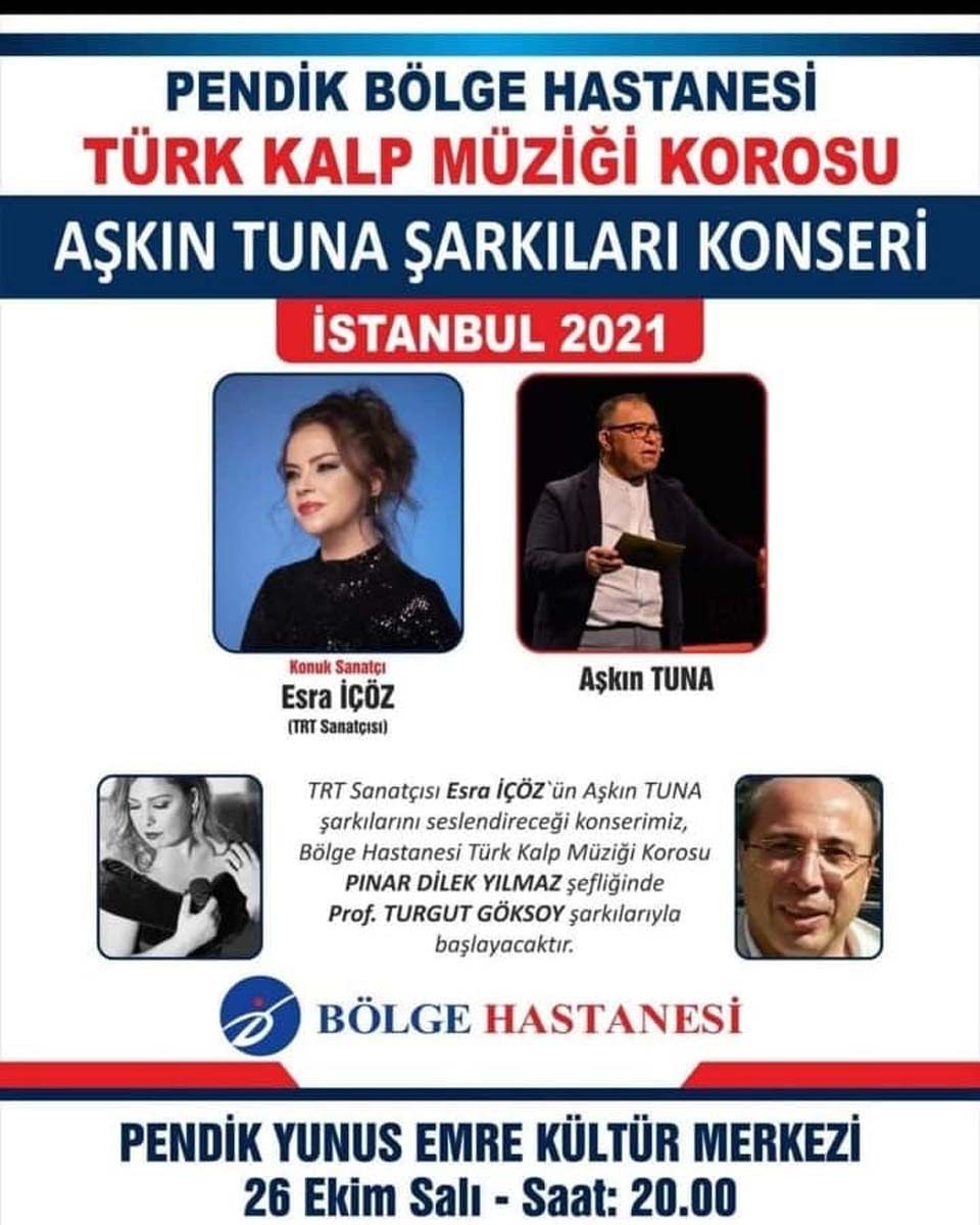 Pendik Bölge Hastanesinin Aşkın Tuna konseri, kulakların pasını silecek