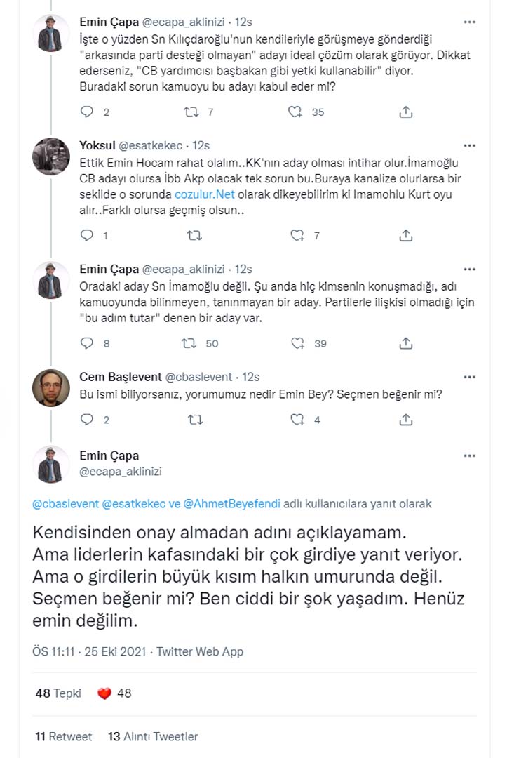 Kılıçdaroğlu cumhurbaşkanı adayını buldu mu? Tanınmayan biri ve partilerle ilişkisi yok