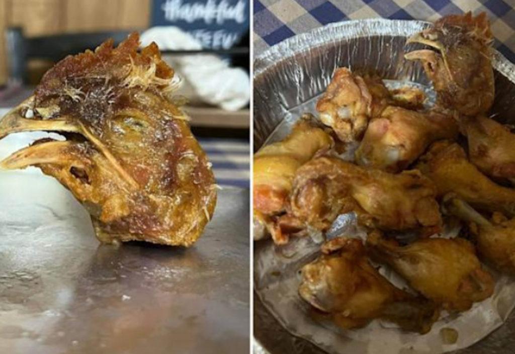 Sipariş ettiği yemekle hayatının şokunu yaşadı! Kızarmış tavuk kanadından çıkan şey hayrete düşürdü!