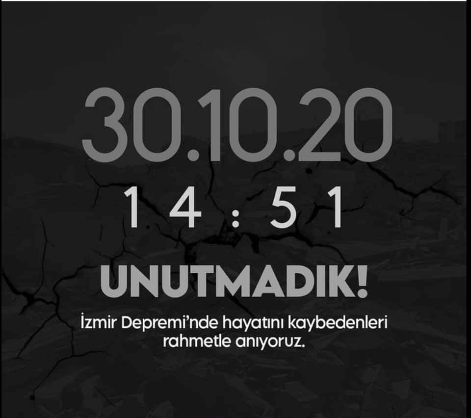 İzmir depremi resimli anma mesajları 2021 | İzmir depremi resimli kısa anma mesajları