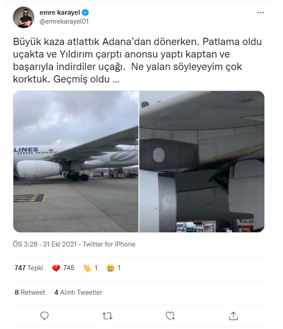 Son dakika | Uçak'ta korkutan patlama! Yolcular korku dolu anlar yaşadı