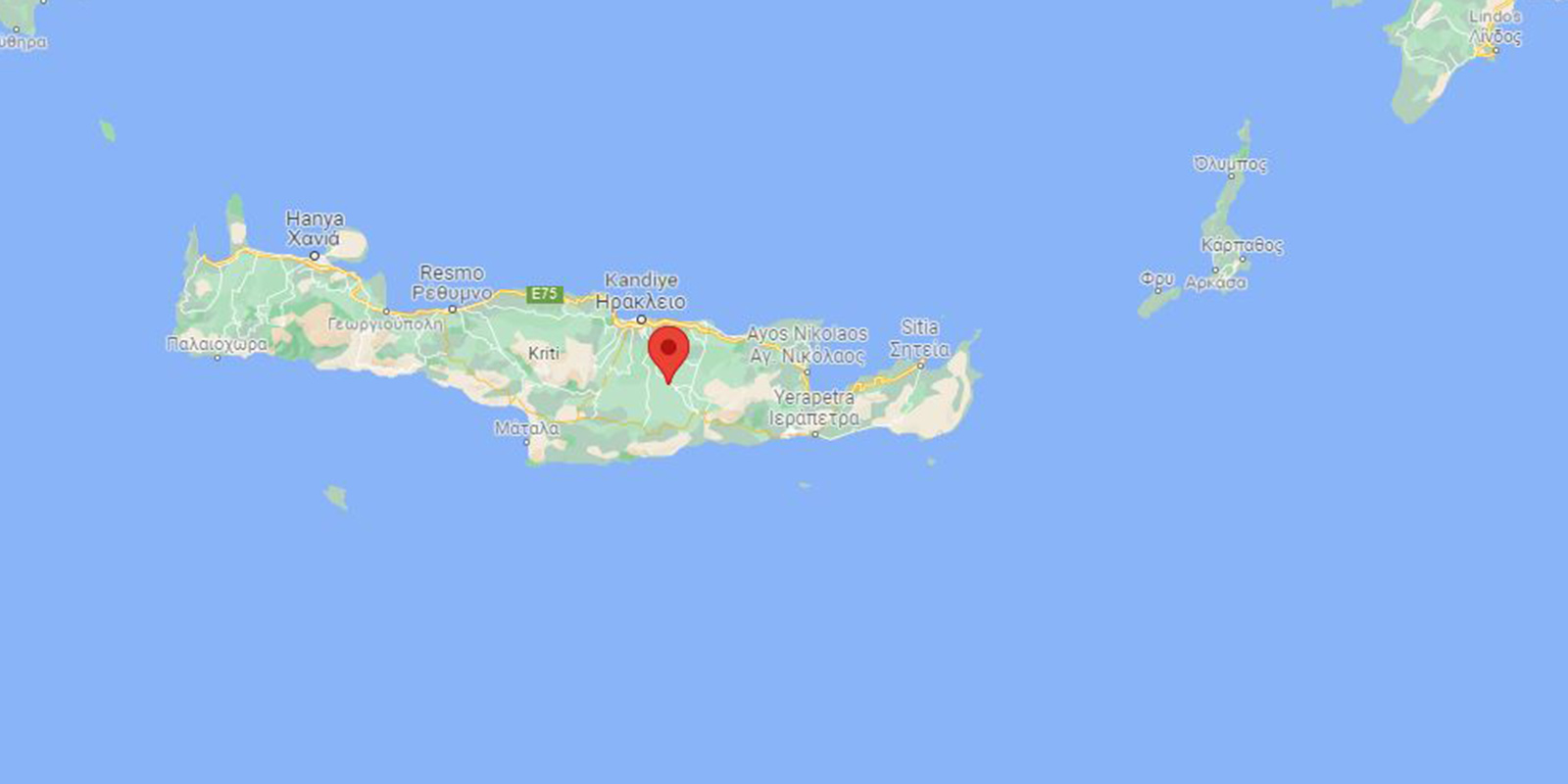 Son dakika | Yunanistan'ın Lassithi ilinde 3.8 şiddetinde deprem!