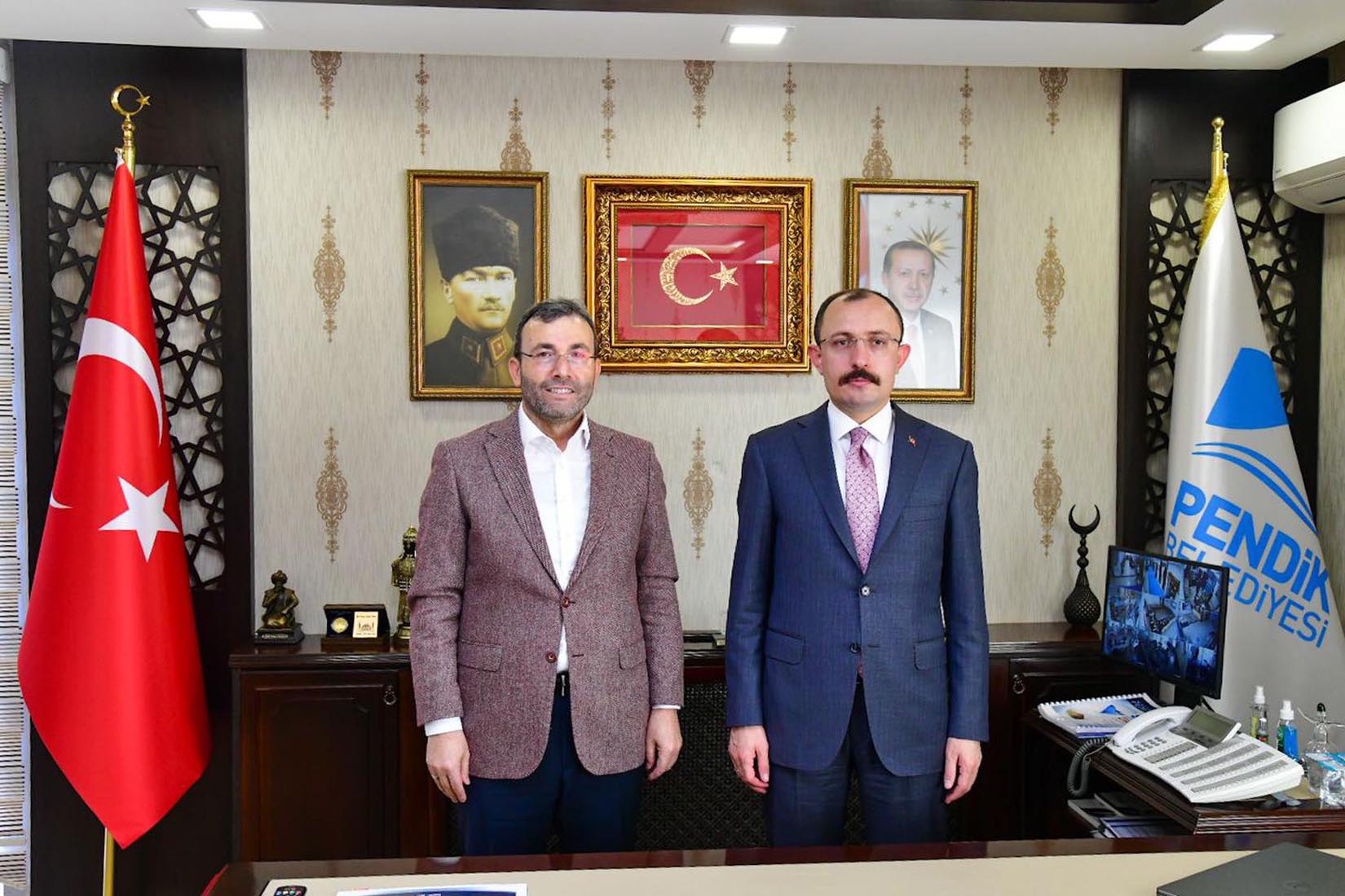 Ticaret Bakanı Mehmet Muş, Pendik’e geldi: Yatırımlar hakkında sunum yapıldı