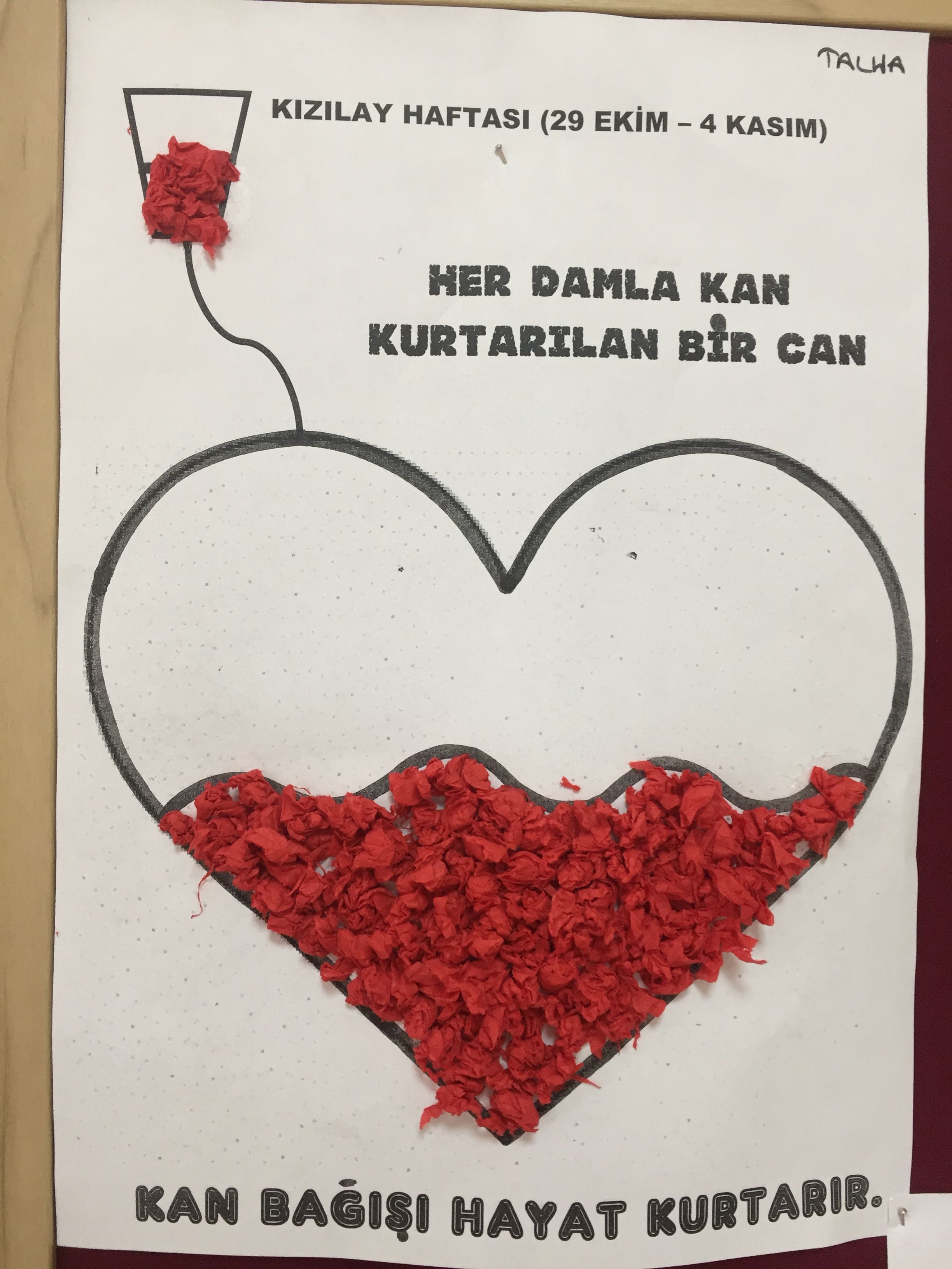 Kızılay haftası ile ilgili şiirler 2021 | Kızılay Haftası ile ilgili görseller, sınıf panosu 2021