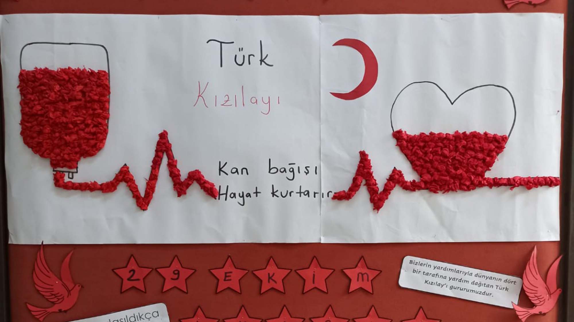 Kızılay haftası okul öncesi etkinlikler 2021 | Kızılay haftası için öğrenci etkinlikleri 2021