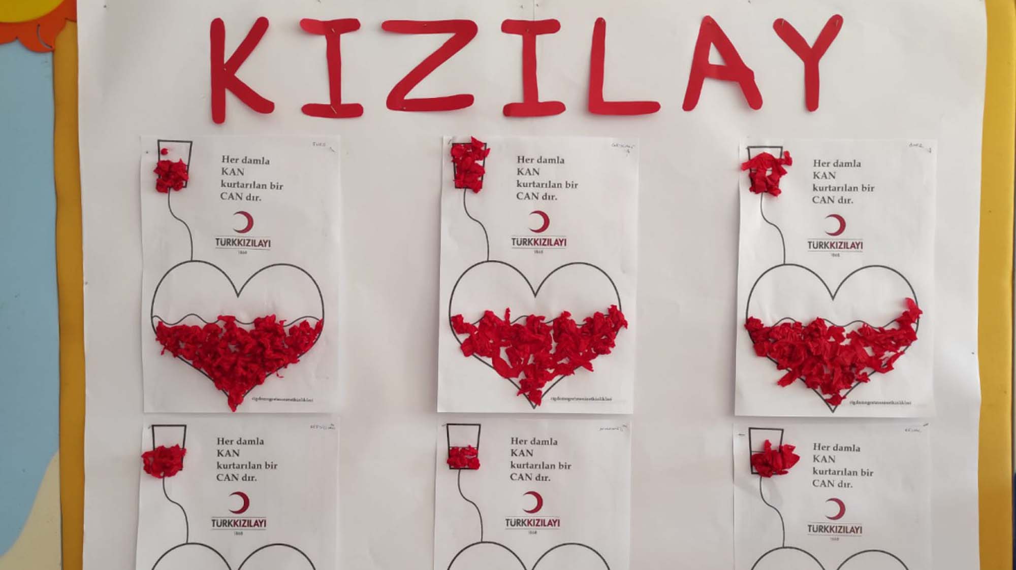 Kızılay haftası okul öncesi etkinlikler 2021 | Kızılay haftası için öğrenci etkinlikleri 2021