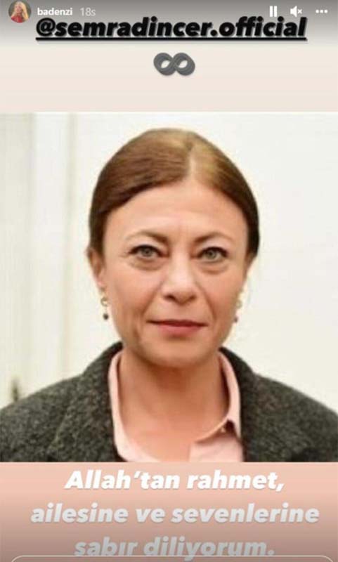 Ünlü isimlerden Sema Dinçer'e duygusal veda! Handan Hanım kadar yaralı bir kadındı