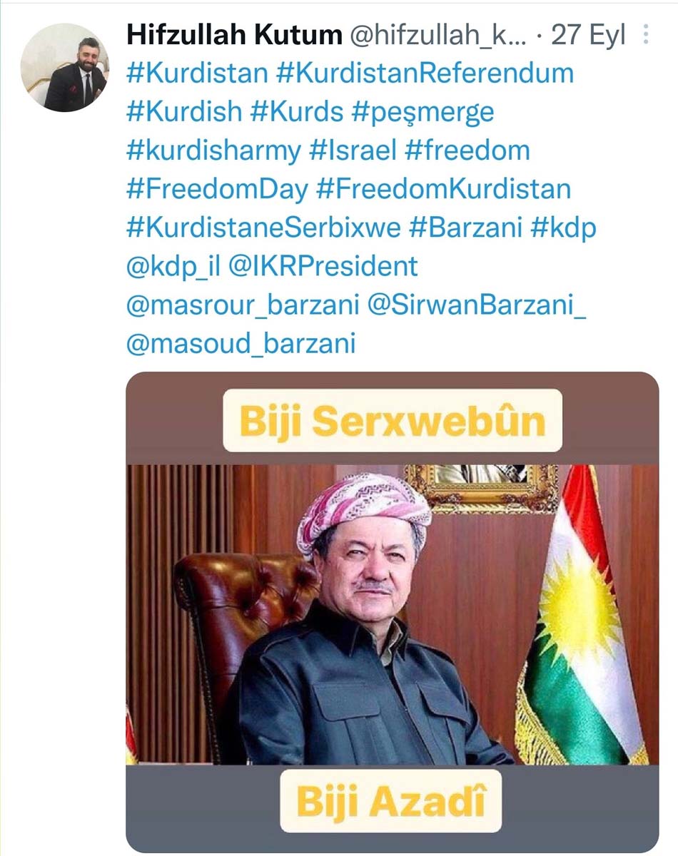 Fırat Üniversitesi'nde 'Bijî Kürdistan' paylaşımı yapan Hifzullah Kutum'a uyarı cezası verildi! Vatandaşlar görevden alınmasını istedi! 