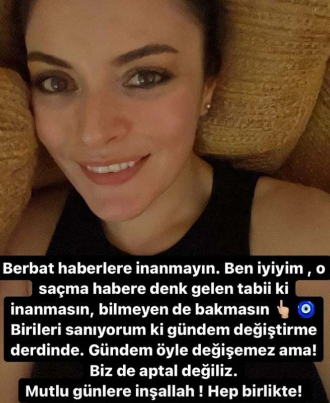 Ezgi Mola hakkında çıkan haberlere sert tepki gösterdi! Biz de aptal değiliz