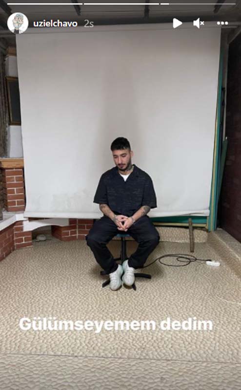 Rapçi kaosu! Uzi'den Çakal'a şarkı göndermesi 'Gülümseyemem' dedim