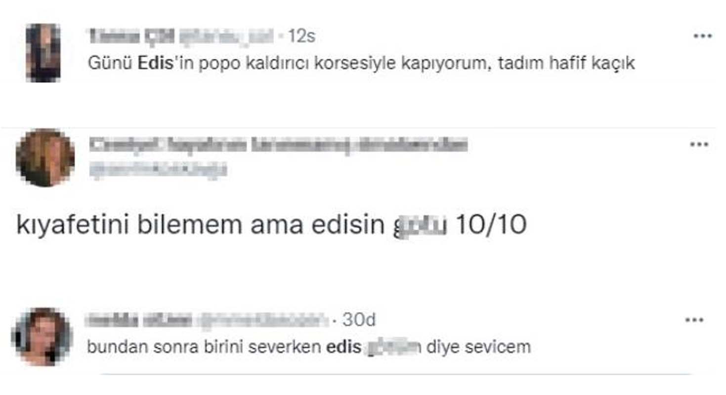 Edis bu sefer kalçasıyla gündemde! Görenler gözlerine inanamadı!