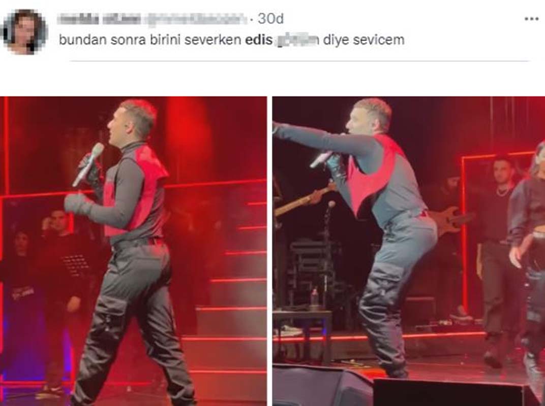 Edis bu sefer kalçasıyla gündemde! Görenler gözlerine inanamadı!