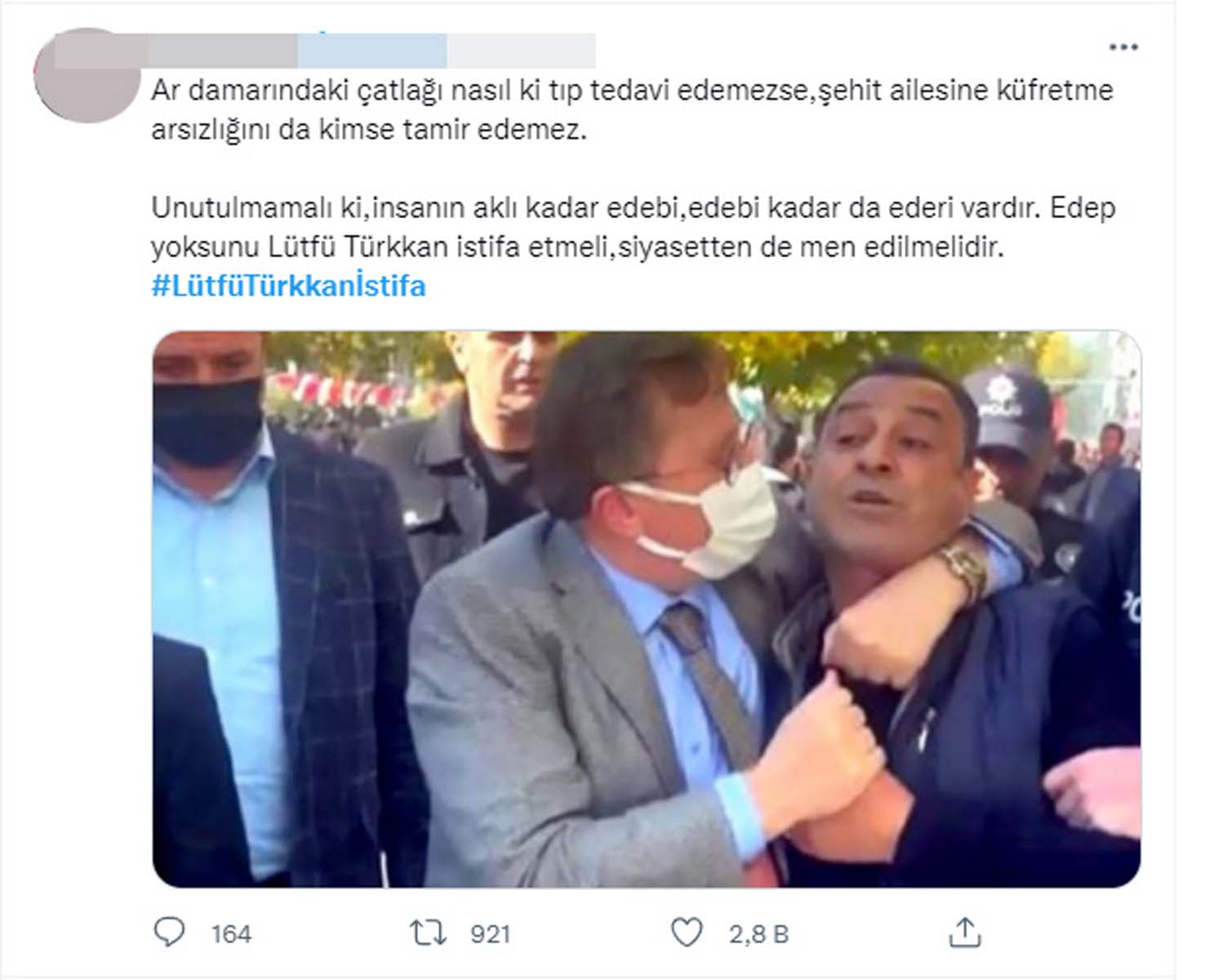 Sosyal medyada binlerce paylaşım yapıldı! Kullanıcılar Lütfü Türkkan'ın istifasını istedi 