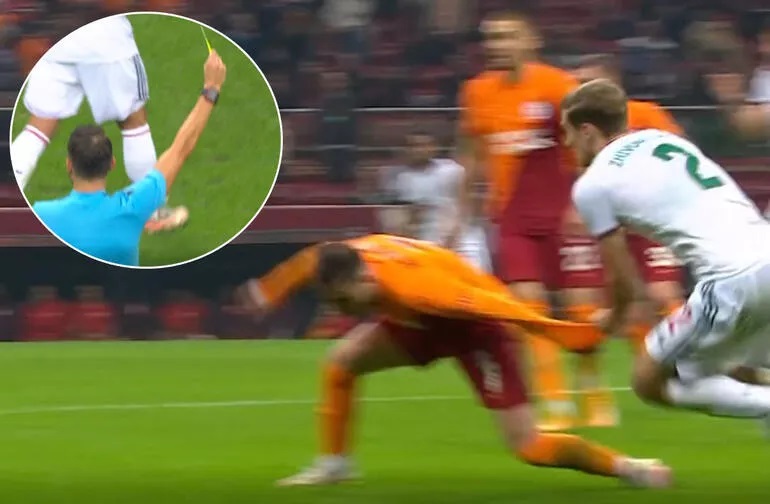 Galatasaray - Lokomotiv Moskova maçında çift sarı kart olayı! Kural hatası var mı? Maç tekrar edilecek mi?