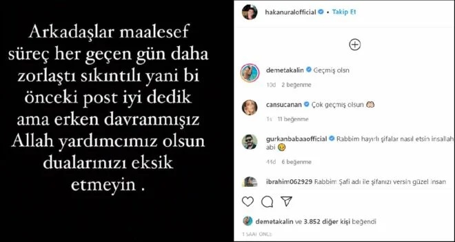 Hakan Ural'ın sağlık durumu ciddileşti! Sevenlerinden dua istedi