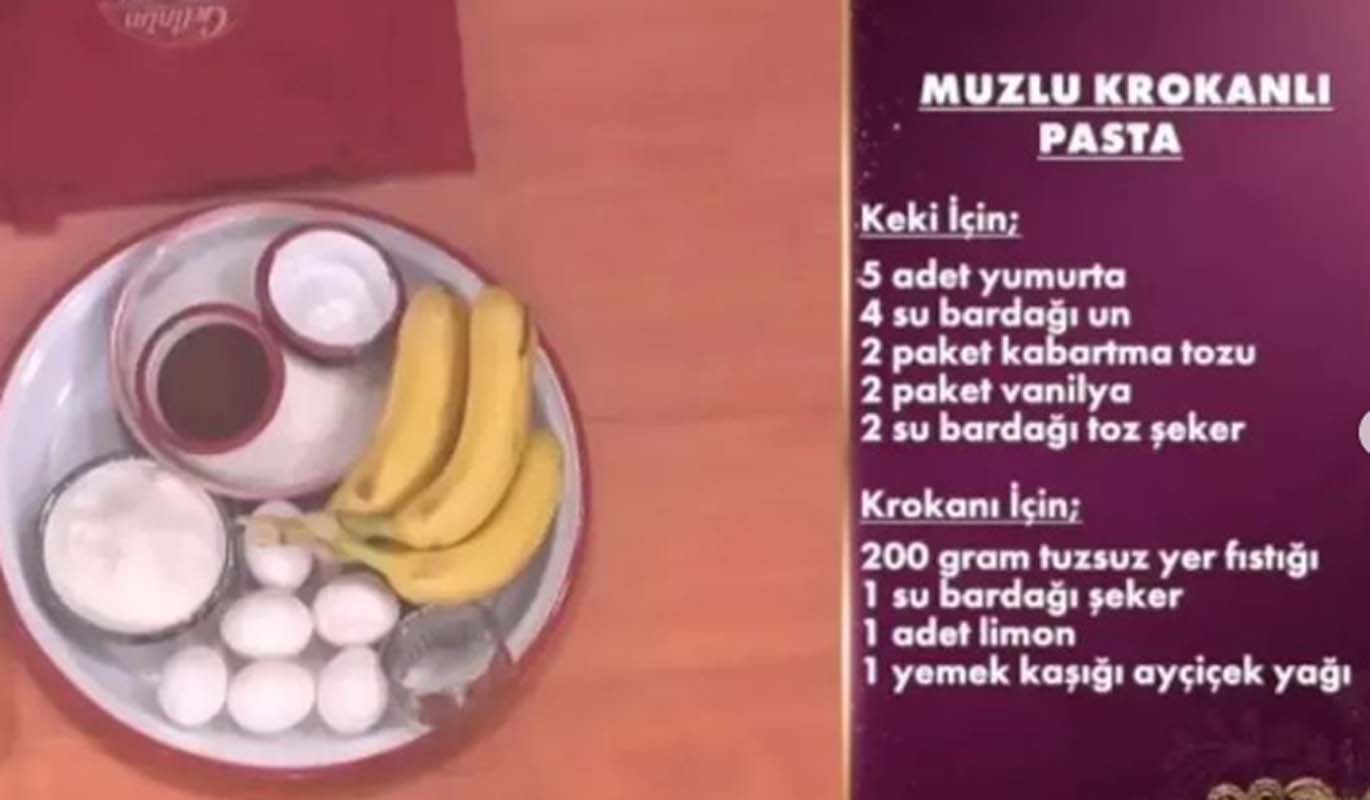 Gelinim mutfakta muzlu krokanlı pasta tarifi | Bu lezzet kaçmaz!