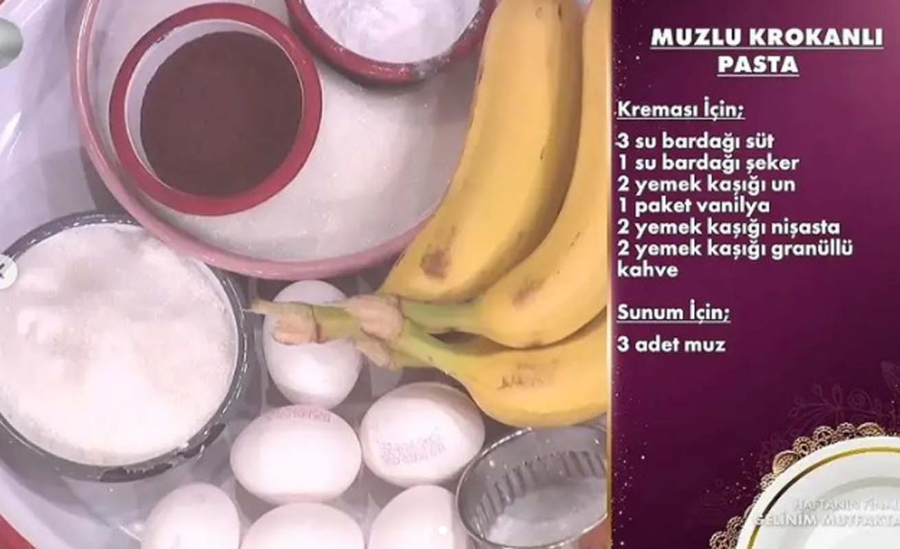 Gelinim mutfakta muzlu krokanlı pasta tarifi | Bu lezzet kaçmaz!
