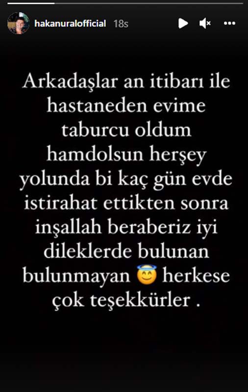 Koronavirüse yakalanan Hakan Ural'dan merak edilen haber geldi! Sağlık durumunu açıkladı!