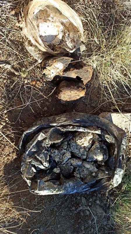 Sivas'ta PKK'ya darbe! Sığınak ve yaşam malzemesi bulundu