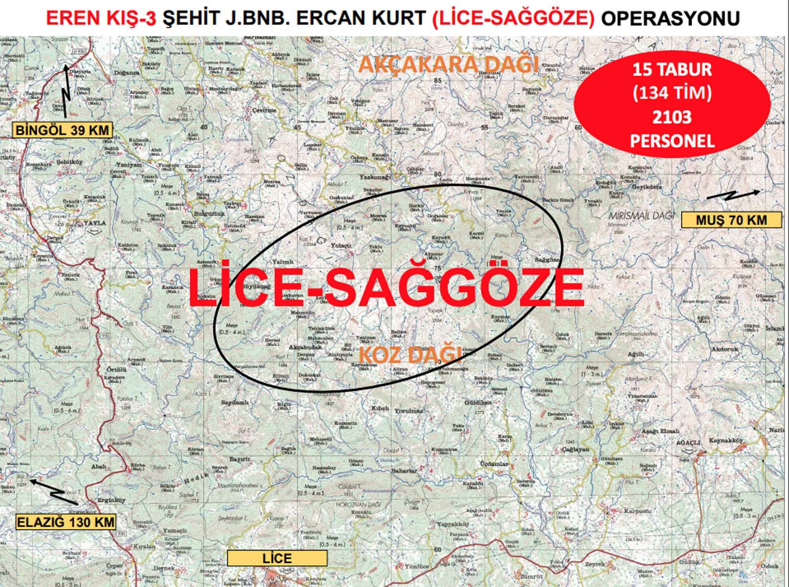 Son dakika | İçişleri Bakanlığı duyurdu: Eren Kış-3 Şehit Jandarma Binbaşı Ercan Kurt Lice-Sağgöze Operasyonu başladı