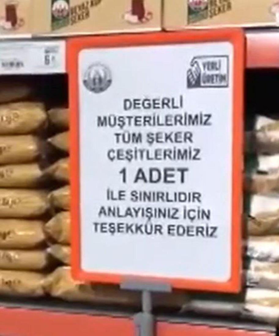 Zamlar en çok yağ ve şekeri vurdu! Marketler kota uygulamasına gitti! Sadece 1 adet alınabilecek!