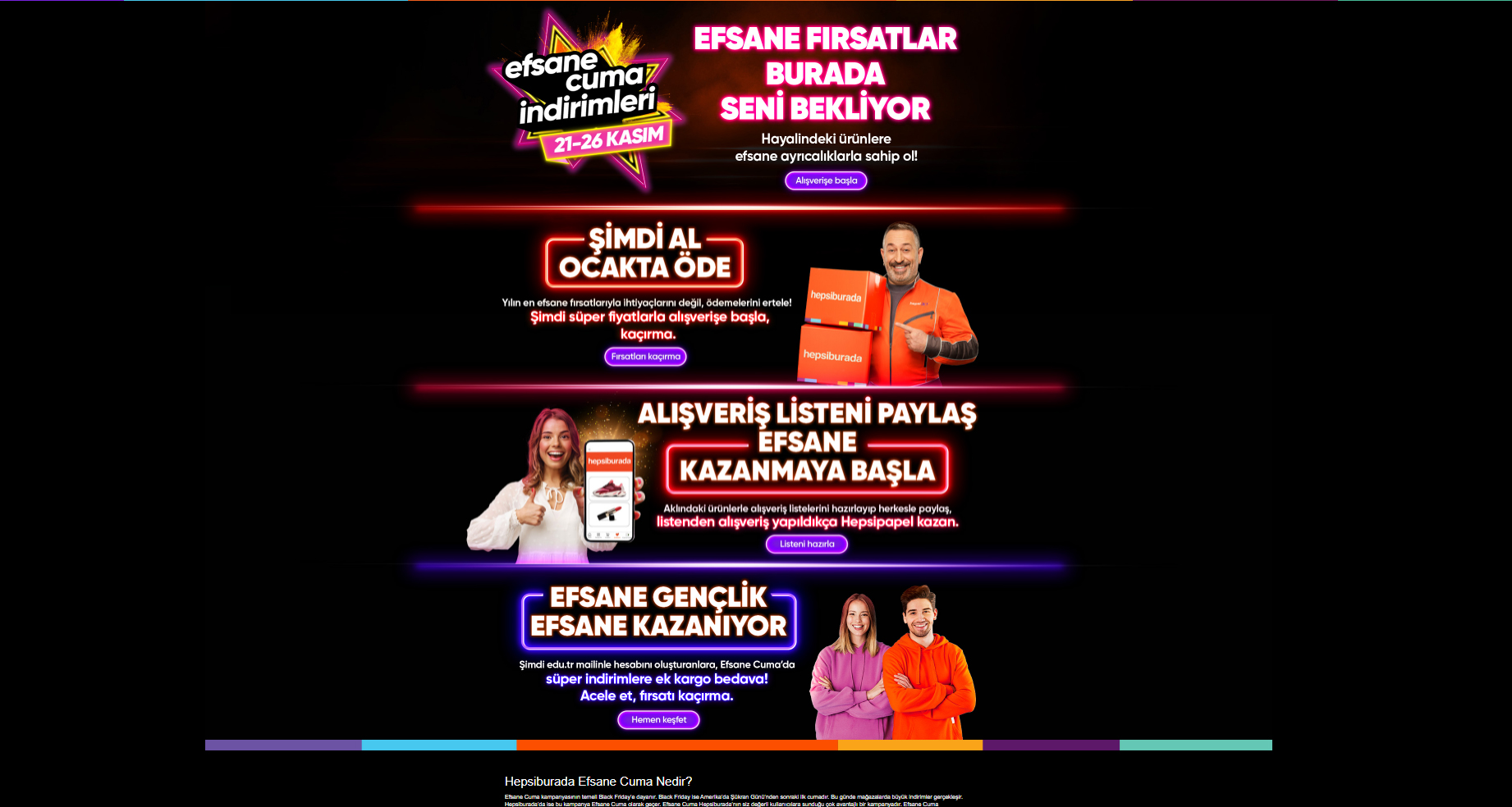 Hepsiburada efsane cuma başladı mı, ne zaman başlayacak 2021? Hepsiburada efsane cuma kaç gün sürecek?