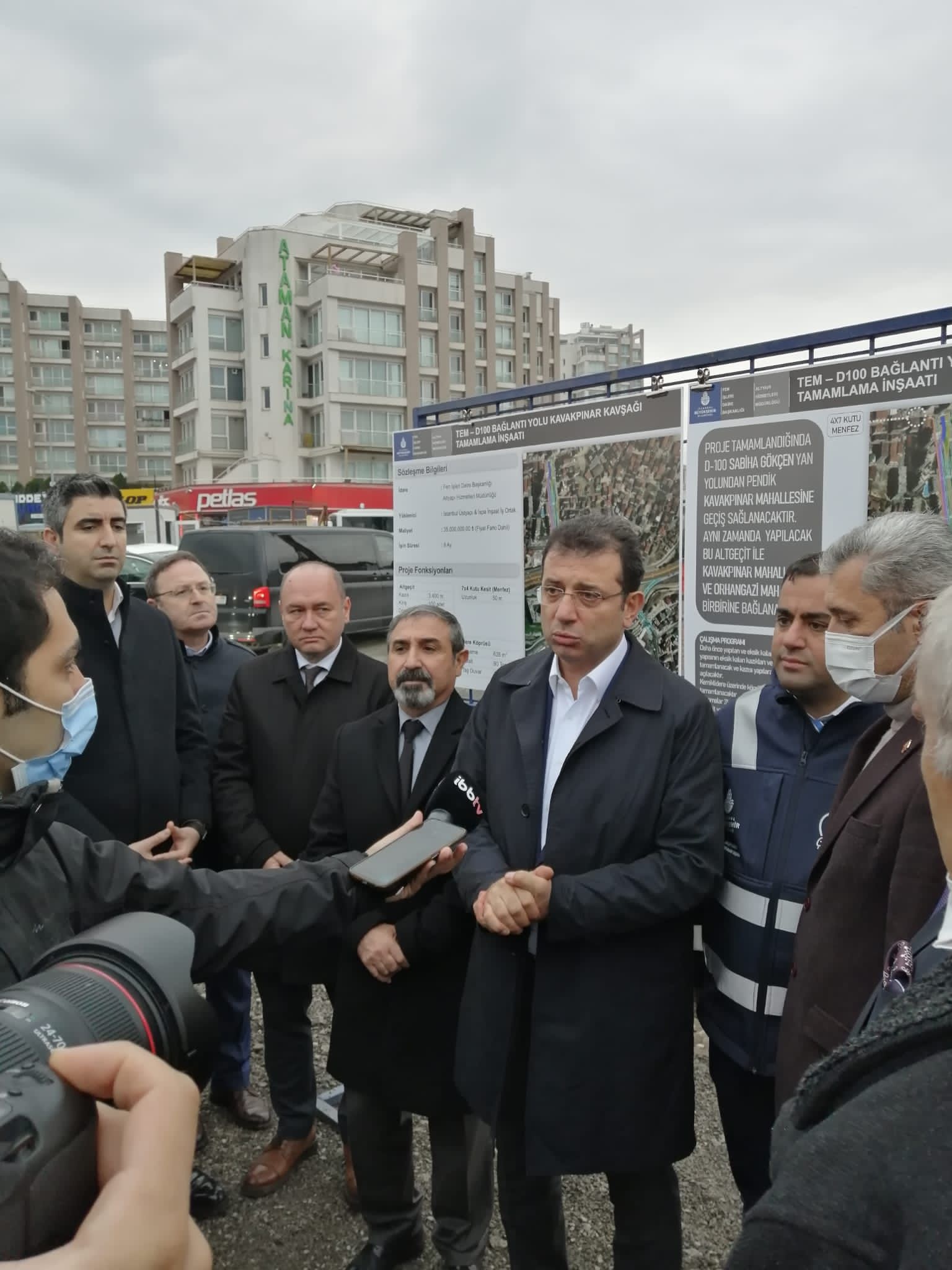 İBB Başkanı Ekrem İmamoğlu Pendikte bitiremediği projeleri Kartal Belediye Başkanıyla inceledi! Pendikliler tepki gösterdi