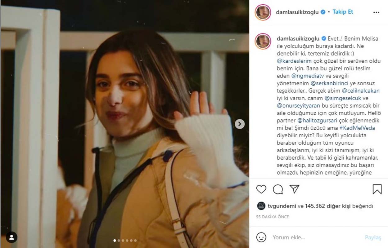 Kardeşlerim Melisa diziden ayrıldı mı? Damlasu İkizoğlu Kardeşlerim dizisinden neden ayrıldı?