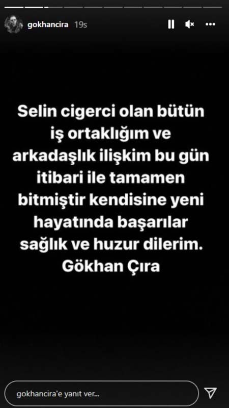 Gökhan Çıra gemileri yakarken Selin Ciğerci yeni aşkıyla görüntülendi! Bağları tamamen kopardılar!