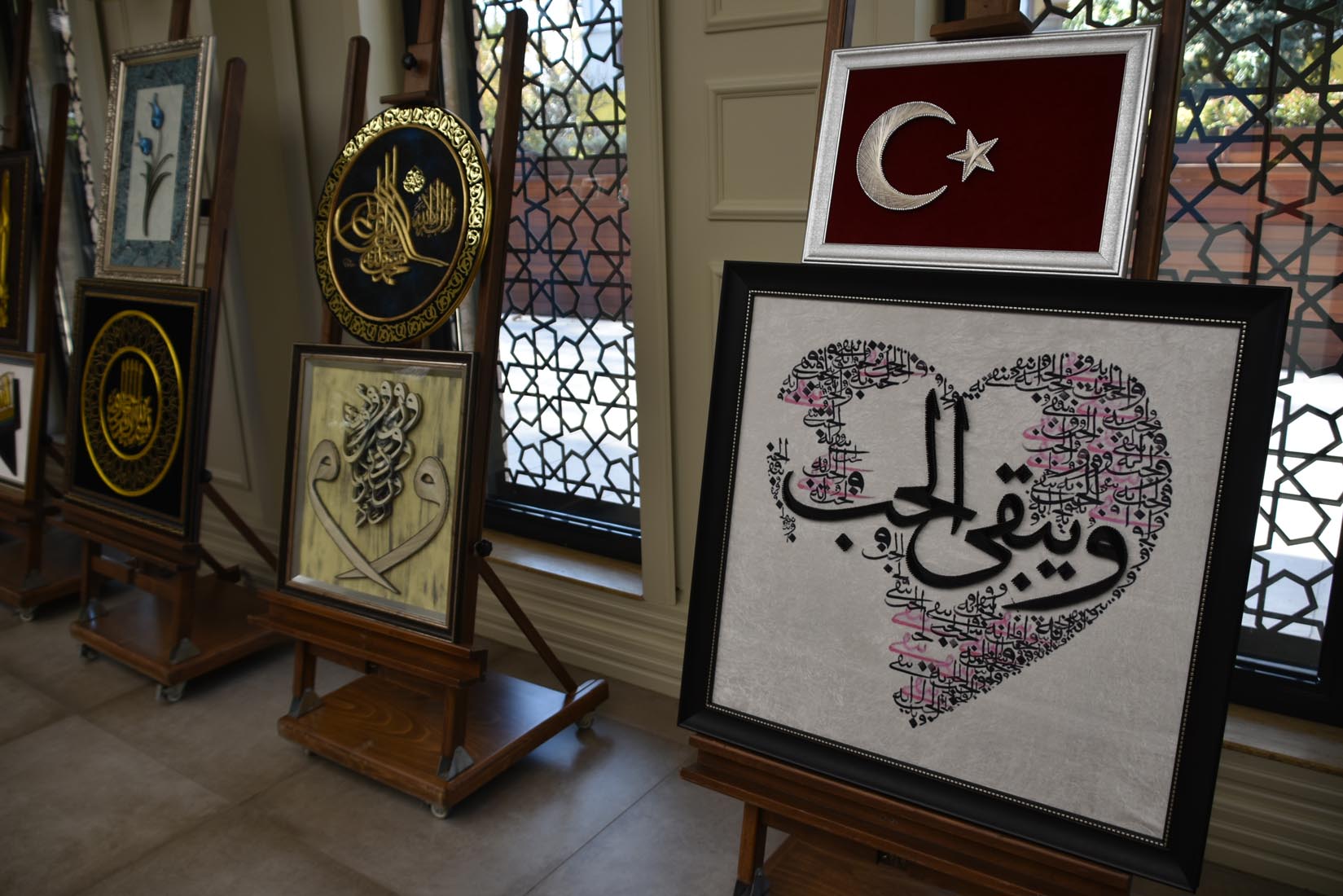 Filografi Ustası İhsan Erdem, Pendik’te ikinci sergisini açtı.