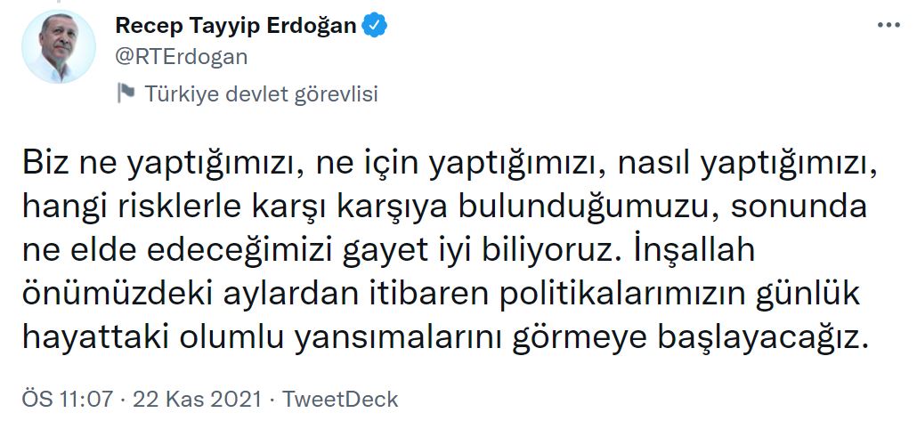 Son dakika | Cumhurbaşkanı Erdoğan'dan flaş ekonomi mesajı
