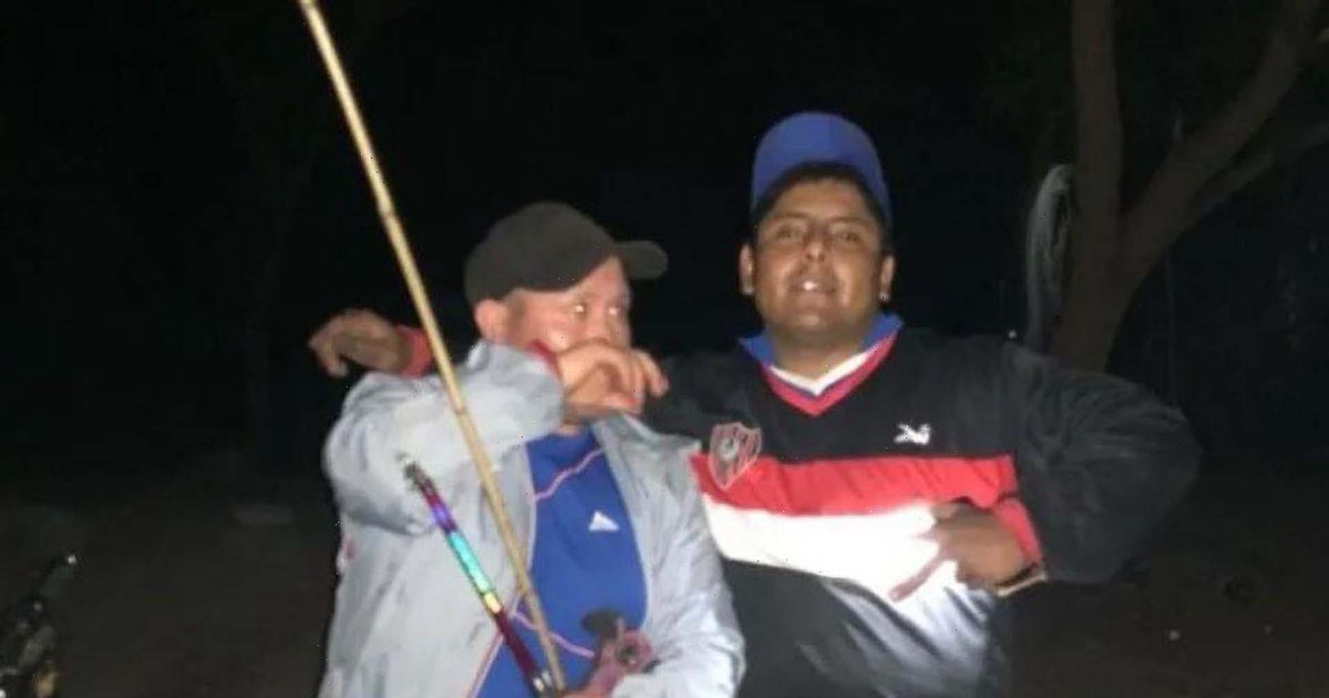 Balık tuttuktan sonra çektikleri fotoğraf şoke etti! Hayaleti andıran beyaz cisim korkuya neden oldu