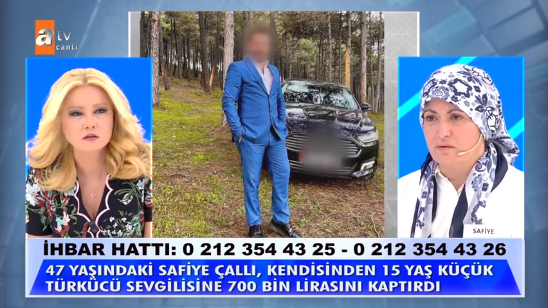 Müge Anlı'da, Safiye Çallı'yı dolandırılan kişi türkücü Cüneyt Demiral çıktı! Stüdyoda yer yerinden oynadı!