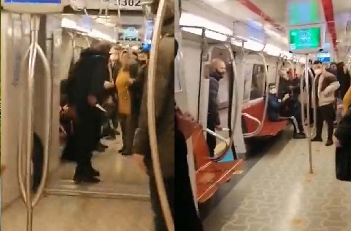 Kadıköy- Tavşantepe metrosunda bir kadın bıçakla tehdit edilmişti! İBB, iş işten geçtikten sonra metrolarda güvenlik önlemleri için çalışma başlatılacağını duyurdu!