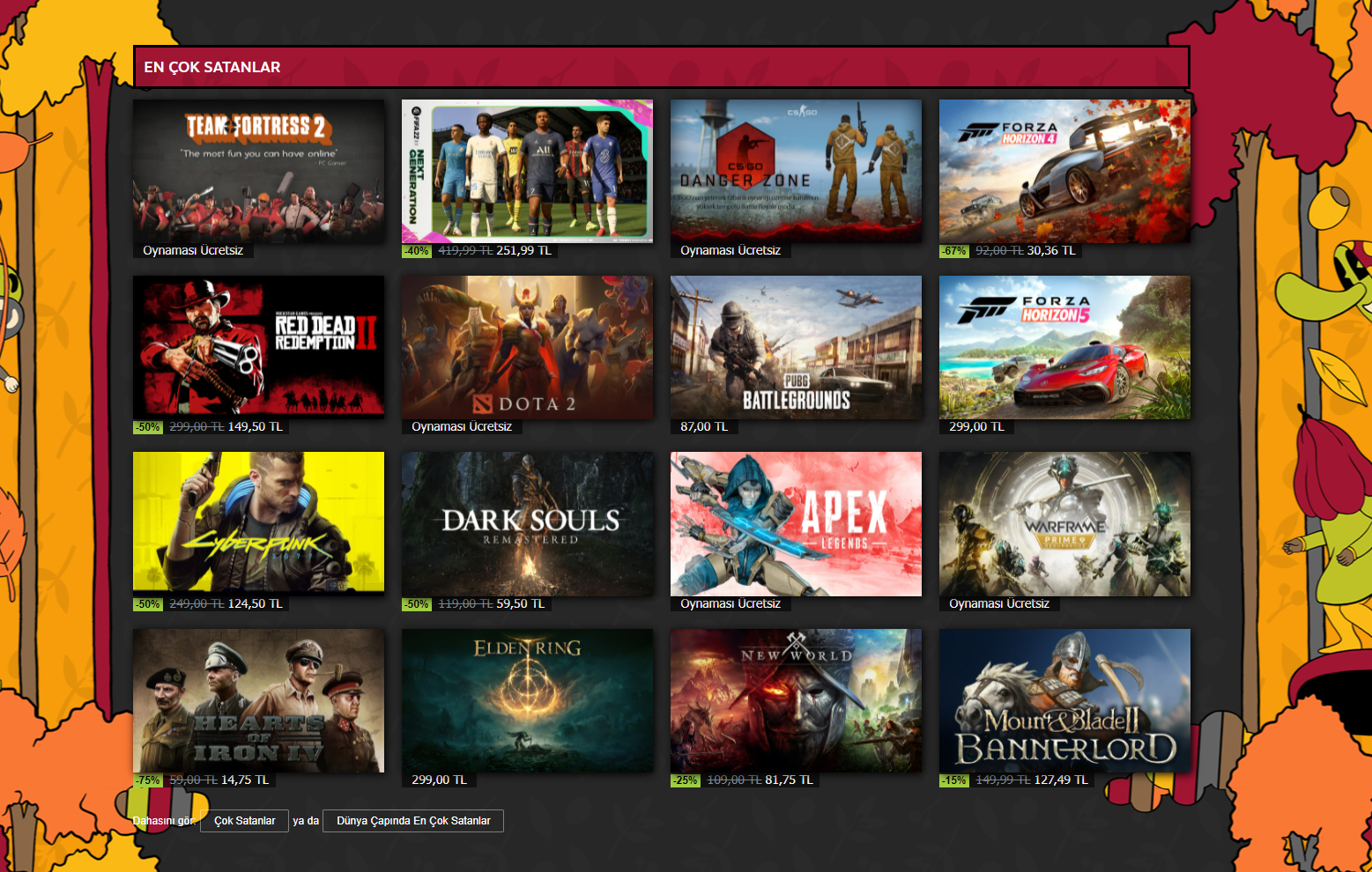 Steam Black Friday, kış indirimi başladı mı? Steam sonbahar indirimi 2021!