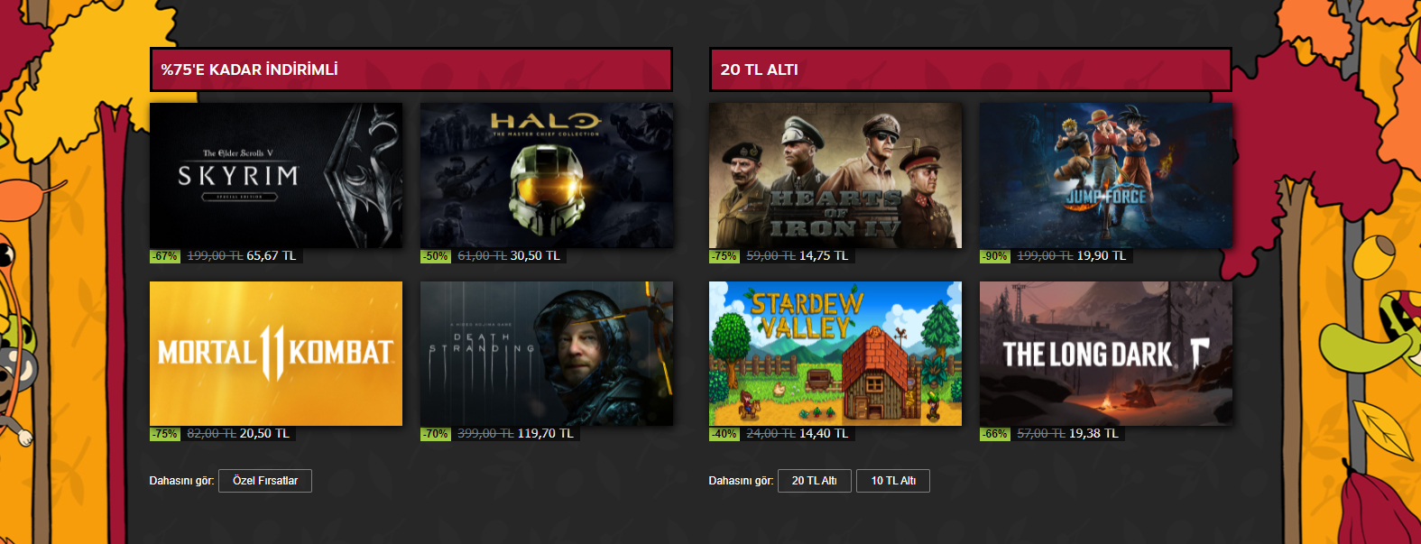 Steam Black Friday, kış indirimi başladı mı? Steam sonbahar indirimi 2021!