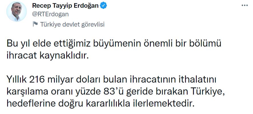 Son dakika | Cumhurbaşkanı Erdoğan'dan flaş açıklama: İlk sırada yer alıyoruz