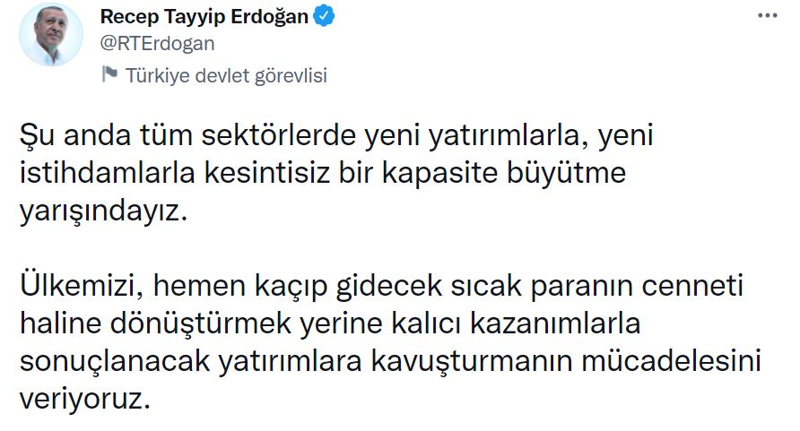Son dakika | Cumhurbaşkanı Erdoğan'dan flaş açıklama: İlk sırada yer alıyoruz