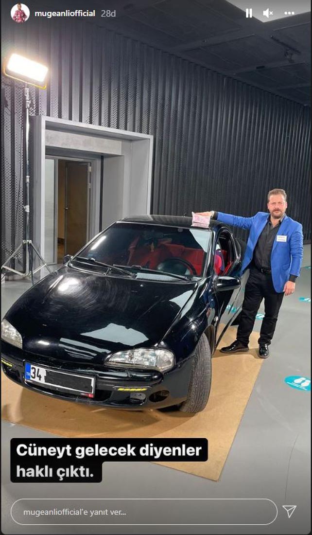 Söz vermişti! Türkücü Sevgili Cüneyt Demiral canlı yayında stüdyoya arabayla geldi! 