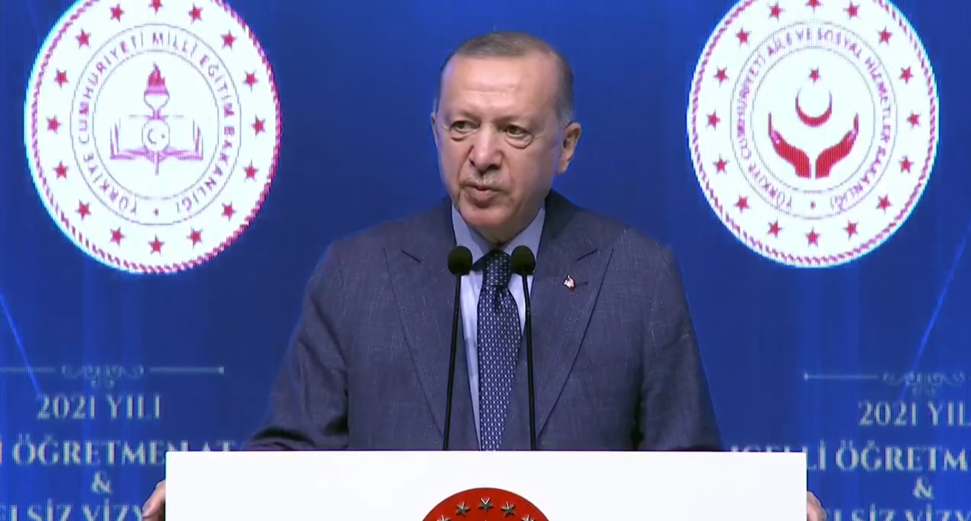 Cumhurbaşkanı Erdoğan, Engelli Öğretmen Ataması ve Engelsiz Vizyon 2030 Tanıtım Toplantısı'nda konuştu: Engellilerimizin geçmişten gelen sorunlarını çözdük