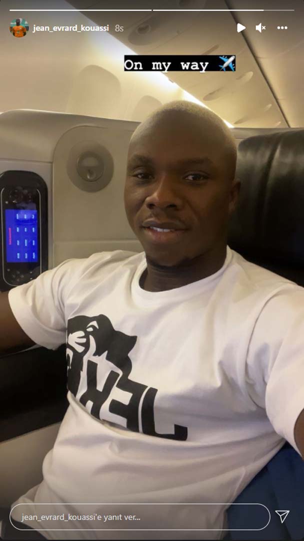 Trabzonspor'un yeni transferi Jean Ervrard Kouassi yola çıktı, Trabzon'a uçuyor!