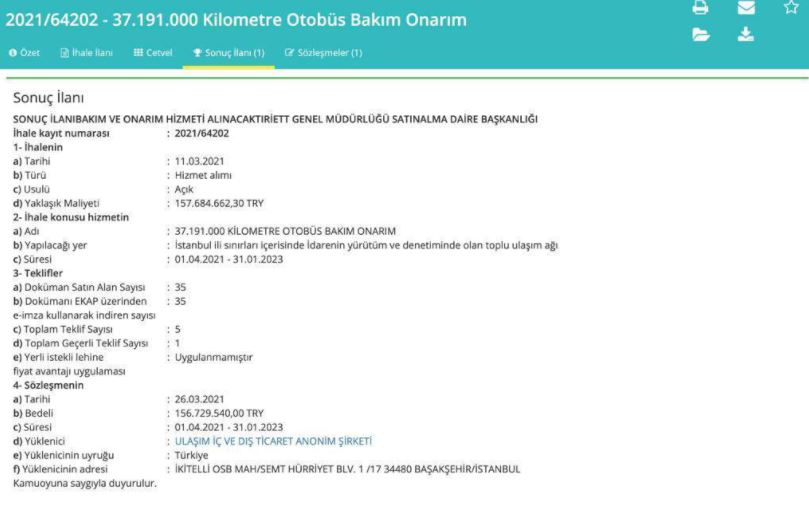 CHP'li milletvekili Karabat'ın mali müşavirliğini yaptığı Ulaşım İç ve Dış Ticaret A.Ş., İBB’den 14 ihale aldı